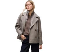 Street One Frauen Cabanjacke mit Inlay in Braun, Gr: 46