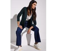 STREET ONE Damen A322908 Strick-Look Jacke, Hunter Green, 38