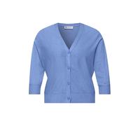 Street One - Cardigan in Unifarbe blau - Gr. - 34