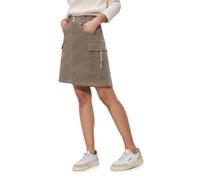 Minirock STREET ONE, Damen, Gr. 34, light terra mocha, Web, 98% Baumwolle, 2% Elasthan, unifarben, comfort fit, Röcke Minirock, im Cargo-Style (17311212-34) light terra mocha