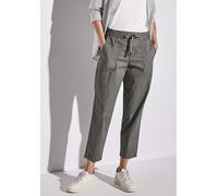 STREET ONE Damen A378683 Hose im Cargo Look, Overcast Grey, 42W x 28L