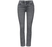 Comfort-fit-Jeans STREET ONE STUDIO, Damen, Gr. 25, Länge 28, light grau washed, Jeans, 85% Baumwolle, 9% Polyester, 4% Elastomultiester, 2% Elasthan, unifarben, normal, Jeans, 5-Pocket-Style (7210786