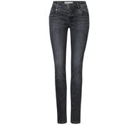 Comfort-fit-Jeans STREET ONE, Damen, Gr. 26, Länge 30, grau (schwarz steel grau washed), Jeans, 82% Baumwolle, 15% Polyester, 3% Elasthan, unifarben, Casual, lang, Jeans, Middle Waist (44393124-26) sc