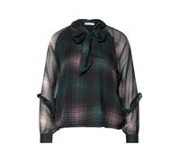Street One - Chiffonbluse mit Schluppe cyan/pink/schwarz - Gr. - 36