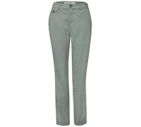 Chinohose STREET ONE, Damen, Gr. 38, Länge 28, schwarz mint grün, Web, Obermaterial: 97% Baumwolle, 3% Elasthan. Futter: 100% Polyester, unifarben, regular fit lang, Hosen Chinohose, aus Twillstoff (5