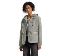 Street One Frauen Cord Steppjacke mit Kapuze in Grün, Gr: 38