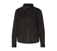 Street One - Cordbluse mit Tapedetails braun - Gr. - 34