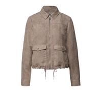 Street One - Cordjacke mit Zipper braun - Gr. - 38