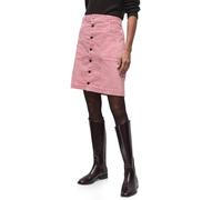 Street One Minirock Damen, Cordrock mit Knopfleiste, Rosa, Gr. 38