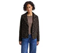 Trenchcoat STREET ONE, Damen, Gr. 40, teddy braun, Stoff, Obermaterial: 100% Polyester; Futter: 100% Polyester, normal normal, V-Ausschnitt, abgesteppt, Mäntel (44542243-40) teddy braun