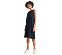 STREET ONE Damen 1408785 Ärmelloses Kleid, Deepwater Blue, 34