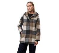 Street One Karierte Jacke mit Kapuze Black 44