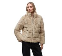 Street One Frauen Fake Fur Steppjacke in Beige, Gr: 44