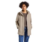 Street One Damen 2005438 Kurzmantel mit Strickdetails, Soft Sand Mel, 38