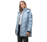 Street One Frauen Steppjacke in Midi-Länge in Blau, Gr: 34