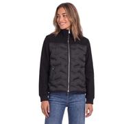 Steppjacke STREET ONE, Damen, Gr. 42, schwarz, Stoff, Oberstoff: 100% Polyester. Oberstoff 2: 91% Polyester, 9% Wolle. Futter: 100% Polyester. Füllung: 100% Polyester, unifarben, regular fit normal, o