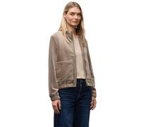Street One Damen 2116826 Cordjacke mit Zipper, Silk Brown, 38