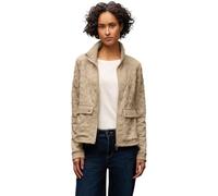 Street One Damen 2117075 Leo Jacquard Jacke, Sanded beige Mel, 46