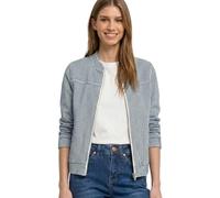 Street One Frauen Jeans Blouson mit Reißverschluss in Blau, Gr: 46