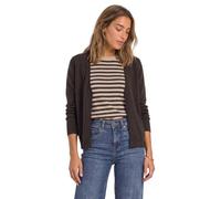 Street One Cardigan 2515757 – V-Ausschnitt & Knopfleiste – black coffee mel. Gr. 42 (1er Pack)