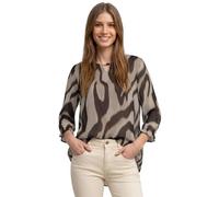 Street One Damen 3/4-Arm Bluse mit Rundhals aus Chiffon