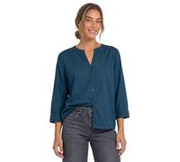 Street One Damen 3/4-Arm Bluse mit Split Neck