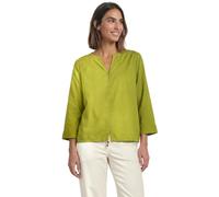 Shirtbluse STREET ONE, Damen, Gr. 40, apple lime, Stoff, 100% Viskose, unifarben, klassisch normal, Rundhals, Bündchen, Blusen, mit 3/4 Ärmeln (58919668-40) apple lime