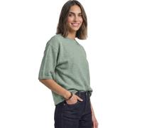 3/4 Arm-Pullover STREET ONE, Damen, Gr. 34, eucalyptus grün meliert, Pullover, mit 3/4 Ärmeln (54022019-34) eucalyptus grün meliert