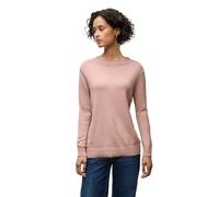 Strickpullover STREET ONE, Damen, Gr. 34, faded rose meliert, Stoff, 30% Polyester, 27% Polyacryl, 23% Polyamid, 20% Viskose, Strukturmuster, normal normal, Rundhals, Bündchen, Pullover, Feinstrick (1