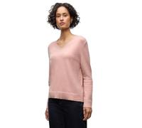 Street One Damen 3015725 Kuscheliger V-Neck Pullover, Faded Rose Mel, 38