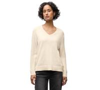 Street One Damen 3015725 Kuscheliger V-Neck Pullover, Soft beige, 38