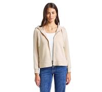 Kapuzensweatshirt STREET ONE, Damen, Gr. 42, tusk cream, Sweatware, Obermaterial: 65% Baumwolle, 35% Polyester. Futter: 100% Baumwolle, unifarben, casual, regular fit normal, ohne Ausschnitt, Langarm 
