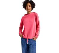 Hoodie STREET ONE, Damen, Gr. 44, almond coral, Sweatware, 65% Baumwolle, 35% Polyester, unifarben, normal, ohne Ausschnitt, Bündchen, Sweatshirts, im soften Baumwoll-Mix (76357700-44) almond coral