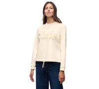 Street One Damen 3017279 Sweatshirt mit Print, Soft Beige, 36