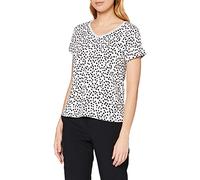 Street One Damen 314738 Ianda Printed T-Shirt, White, 42