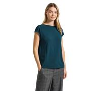 Street One Damen 3222957 Shirt mit RIPP-Detail, Tide Blue, 42