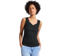 STREET ONE Damen 3226265 Top mit Herzausschnitt, Pine Grove Green, 40