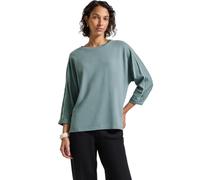 Street One Frauen Shirt mit Gallonstreifen in Blau, Gr: 34