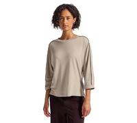 Street One Damen 3227569 Shirt mit Gallon Streifen, Morning beige, 46