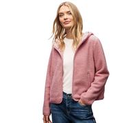 Street One Damen 3228384 Teddy-Jacke mit Kapuze, Powder pink, 46