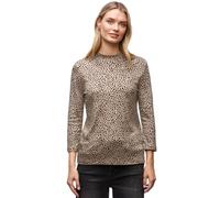 Street One Damen 3228738 Basic Leo Turtleneck Shirt, Sanded beige, 46