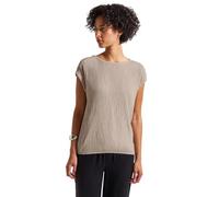 STREET ONE Damen 3411864 Blusenshirt mit Tapedetails, Morning beige, 46