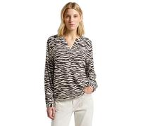 Street One Tunika mit Zebra Print deep Roast Brown 38