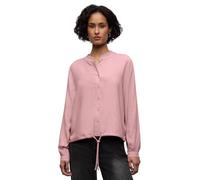 Street One Damen 3412402 Melange Bluse mit Rüschen, Powder Pink Mel, 40