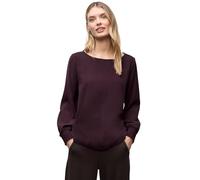 Street One Damen 3412423 Bluse mit Smok-Bündchen, Jazz Berry, 36
