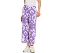 Street One Damen 7/8 Culotte Leinenhose smell of lavender,36W/26L