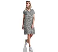 STREET ONE Damen A144558 Gemustertes T-Shirt Kleid, Pine Grove Green, 38