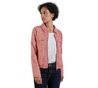 STREET ONE Damen A212301 Kurze Bouclé-Jacke, Mandarin red, 34