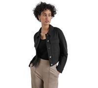 STREET ONE Damen A212408 Kurze Jeansjacke, Schwarz, 46 EU