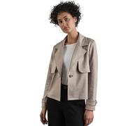 STREET ONE Damen A212413 Kurzer Trenchcoat, Breezy Beige, 44 EU